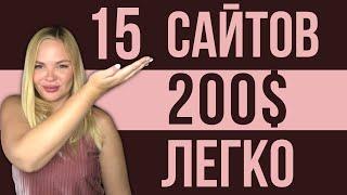 Онлайн заработок: Веб Сайты Для Заработка (15 штук) Работа Онлайн, Фриланс, Подработка В Интернете 