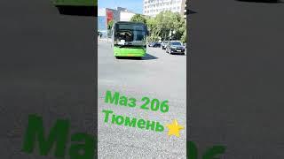 МАЗ 206 #youtubeshorts #рекомендации #автобус #тюмень #bus #video #топ #маз #подпишись