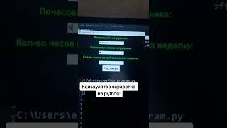 Калькулятор заработка на Python